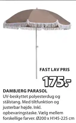 JYSK DAMBJERG PARASOL tilbud