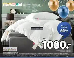 JYSK TUSINDFRYD MOSKUSDUNDYNE tilbud