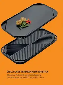 XL-BYG GRILLPLADE VENDBAR MED NONSTICK tilbud