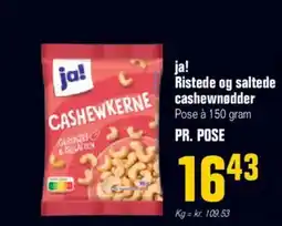 Poetzsch Padborg ja! Ristede og saltede cashewnødder tilbud