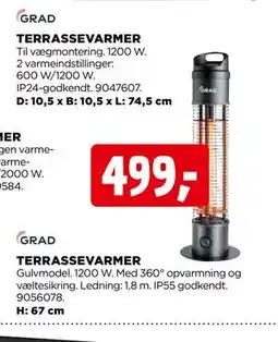 jem & fix TERRASSEVARMER tilbud