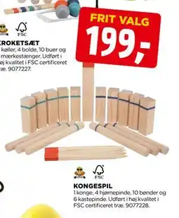 jem & fix KONGESPIL tilbud