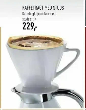 Kaffetragt med studs