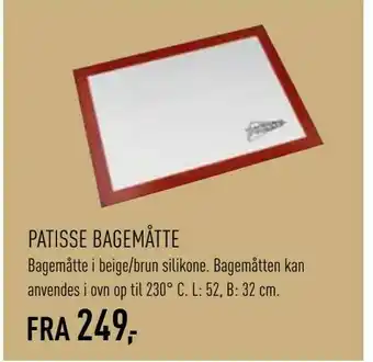 Patisse bagemåtte