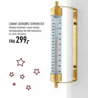 Johannes Fog Conant udendørs termometer tilbud