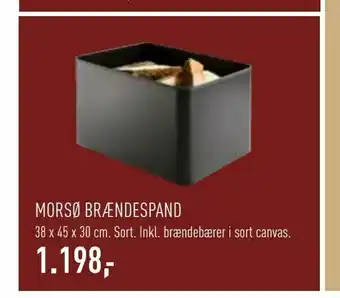 Johannes Fog Morsø brændespand tilbud