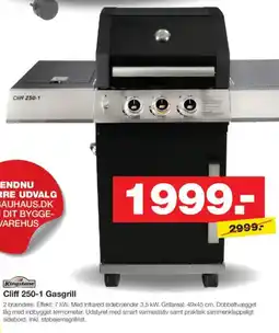 Bauhaus Cliff 250-1 gasgrill tilbud