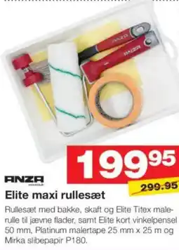 Bauhaus ANZA Elite maxi rullesæt tilbud