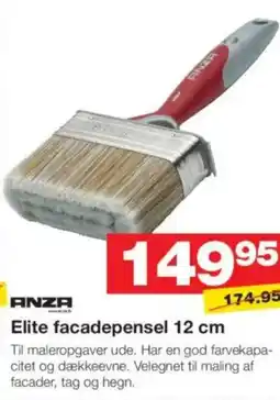 Bauhaus ANZA Elite facadepensel 12 cm tilbud
