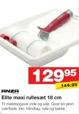 Bauhaus ANZA Elite maxi rullesæt 18 cm tilbud