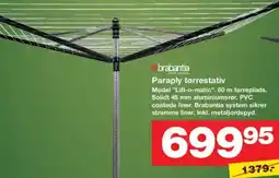 Bauhaus Paraply tørrestativ tilbud