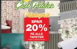 På alle tapeter
