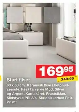Bauhaus Start fliser tilbud