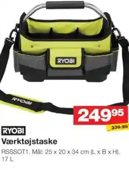 Bauhaus RYOBI Værktøjstaske tilbud