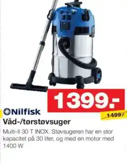 Bauhaus NILFISK Våd-/tørstøvsuger tilbud