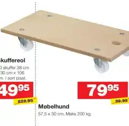 Bauhaus Møbelhund tilbud
