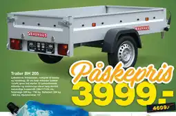 Bauhaus Trailer bh 205 tilbud