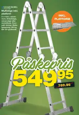 Bauhaus Multistige inkl. platform tilbud