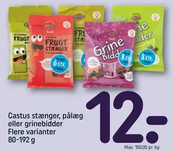 REMA 1000 Castus stænger, pålæg eller grinebidder tilbud