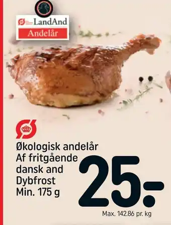 REMA 1000 Økologisk andelår Af fritgående dansk and tilbud