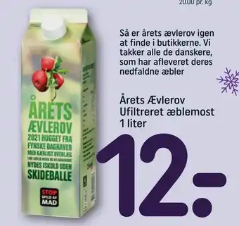 REMA 1000 Årets Ævlerov Ufiltreret æblemost tilbud