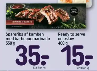 REMA 1000 Spareribs af kamben med barbecuemarinade tilbud