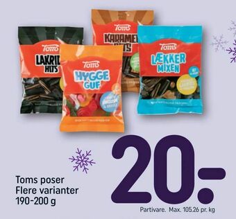 REMA 1000 Toms poser tilbud