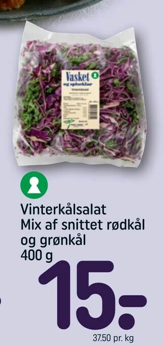 REMA 1000 Vinterkålsalat Mix af snittet rødkål og grønkål tilbud
