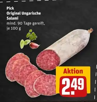 REWE DE Pick Original Ungarische Salami tilbud