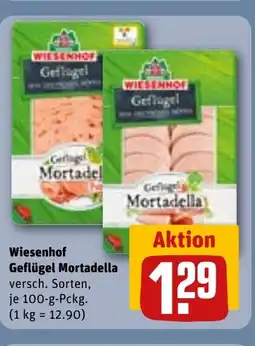REWE DE Wiesenhof Geflügel Mortadella tilbud