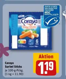 REWE DE Coraya Surimi Sticks tilbud