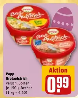 REWE DE Popp Brotaufstrich tilbud