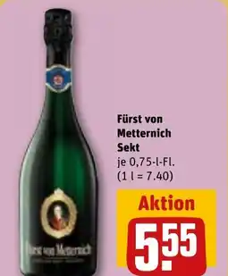 REWE DE Fürst von Metternich Sekt tilbud