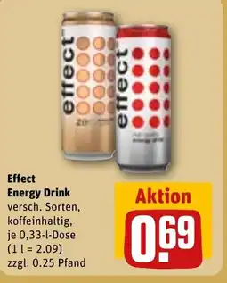 REWE DE Effect Energy Drink tilbud