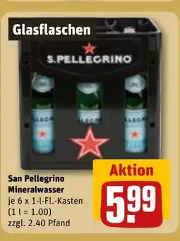 REWE DE San Pellegrino Mineralwasser tilbud