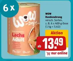 WOW Hundenahrung versch.