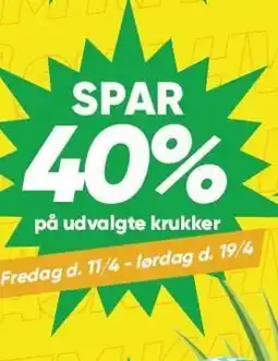 Bilka Spar 40% på udvalgte krukker tilbud