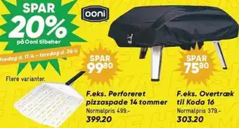 Bilka SPAR 20% på Ooni tilbehør tilbud