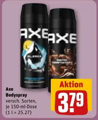 REWE DE Axe Bodyspray tilbud