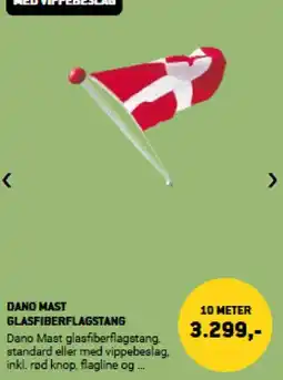 DANO MAST GLASFIBERFLAGSTANG