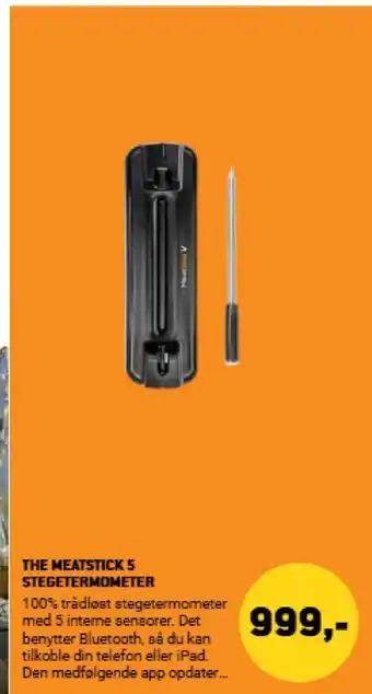 XL-BYG THE MEATSTICK 5 STEGETERMOMETER tilbud