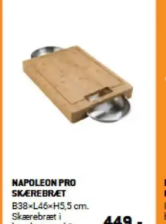 XL-BYG NAPOLEON PRO SKÆREBRÆT tilbud