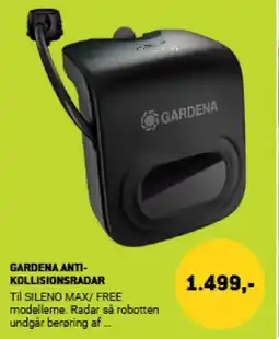XL-BYG GARDENA ANTI- KOLLISIONSRADAR tilbud