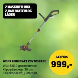 XL-BYG WORX KOMBIS.ET 20V WG918E tilbud