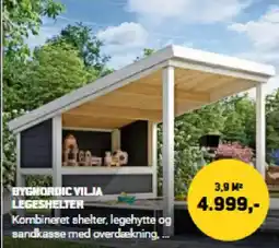 XL-BYG BYGNORDIC VILJA LEGESHELTER tilbud