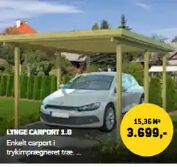 XL-BYG LYNGE CARPORT 1.0 tilbud
