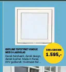 XL-BYG OUTLINE TOPSTYRET VINDUE MED 3-LAGSGLAS tilbud
