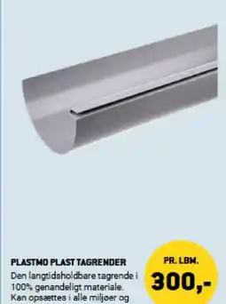 XL-BYG PLASTMO PLAST TAGRENDER tilbud