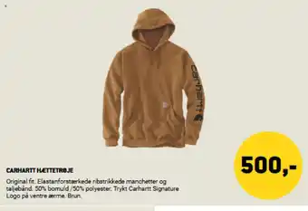 XL-BYG CARHARTT HÆTTETRØJE tilbud