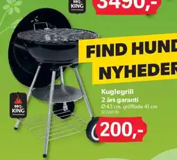 BigDollar Kuglegrill 2 års garanti tilbud